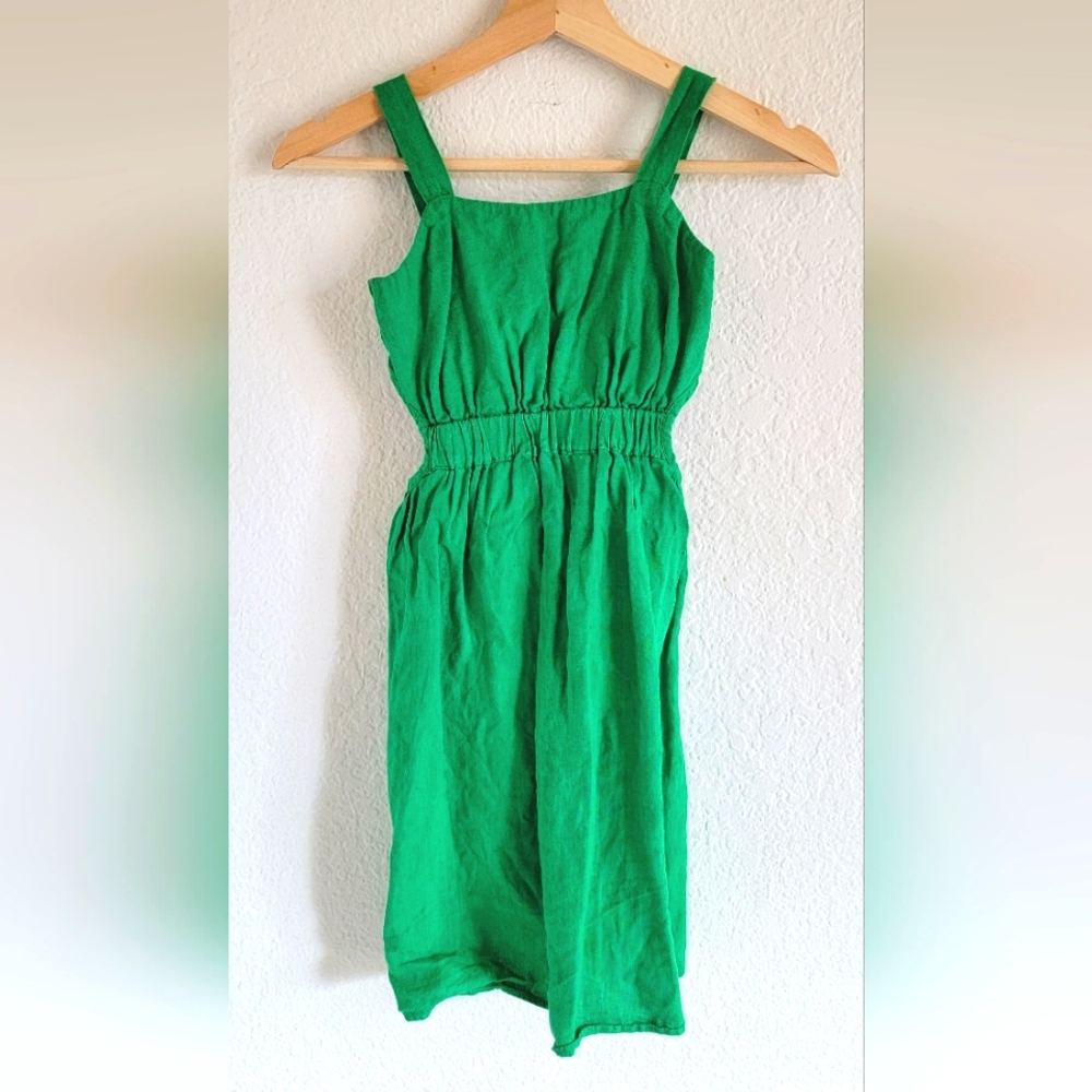 ZARA girls green dress